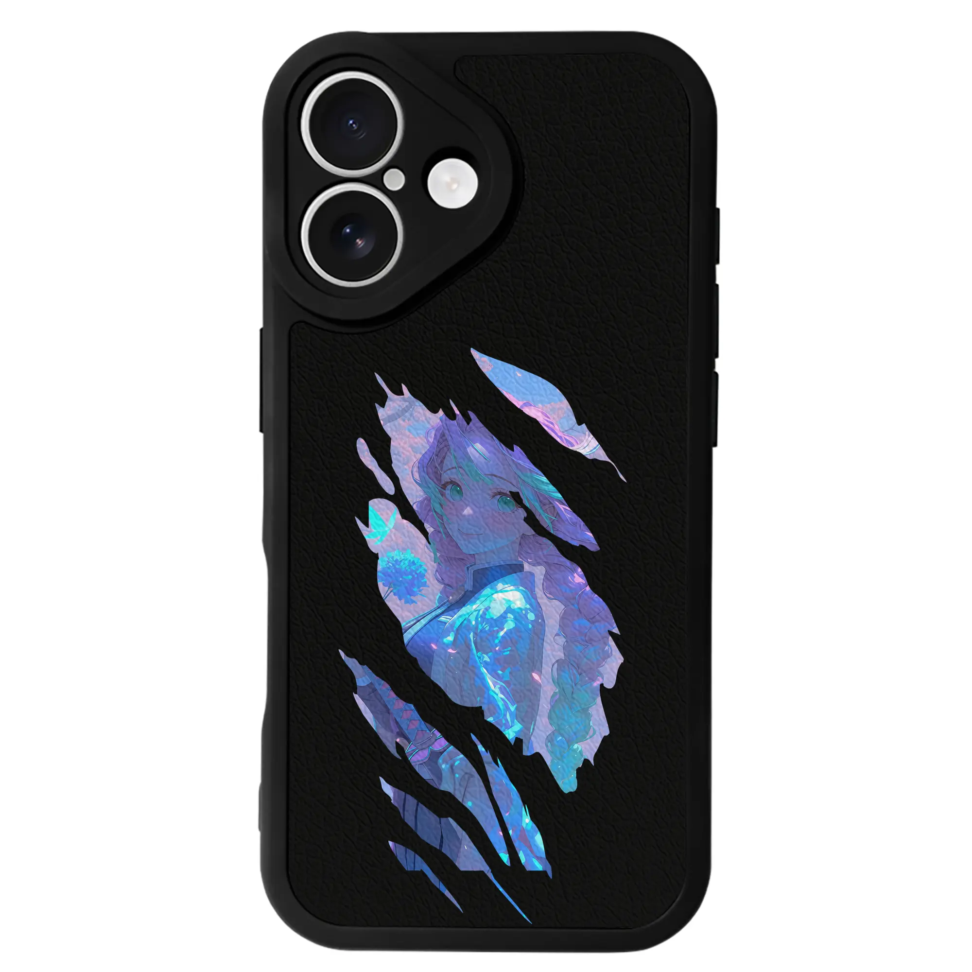 鬼滅の刃 グッズ,甘露寺 蜜璃 - IPhone 16シリーズ対応 ・ シリコンスマホケース ・ レザー調 ・ 高精度フィット ・ 耐衝撃 ・ ワイヤレス充電対応 ・ 精密カット